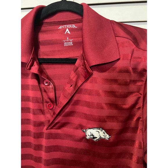 Antigua Arkansas Razorbacks‎ Polo Shirt - Size S - Picture 2 of 3